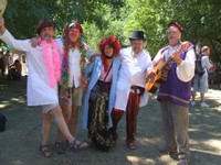 MF Mad Pride Clown Troupe at Oregon Country Fair