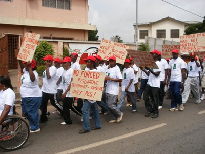 MindFreedom Ghana holds a Mad Pride 2010 Street March