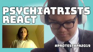 Psychiatrists React ProtestAPA2019