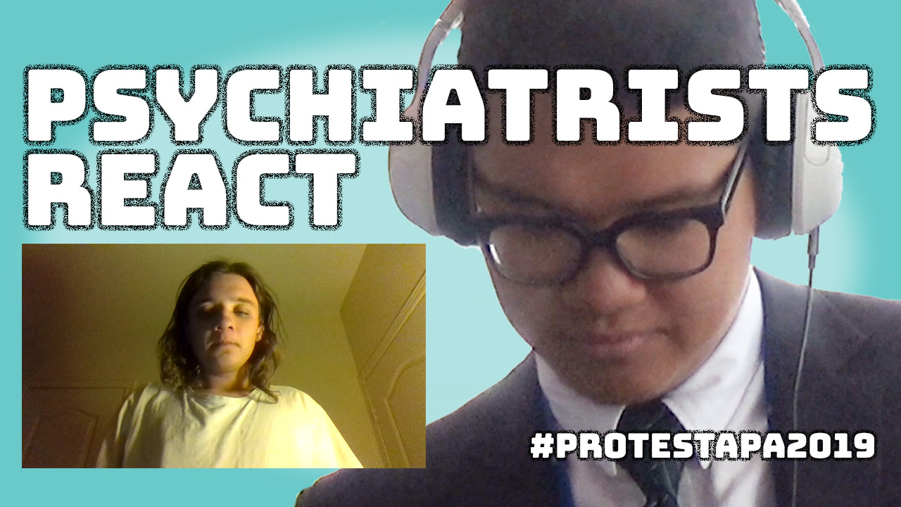 Psychiatrists React ProtestAPA2019