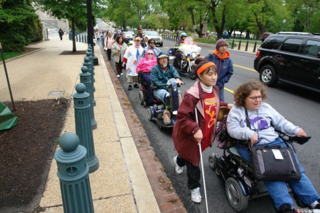 Roll With Us National Adapt Protest